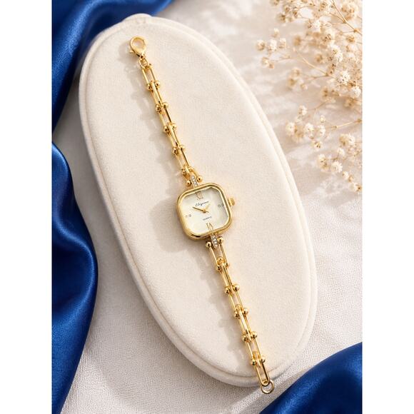 Other Accessories - Women’s Gold Tone Watch Elegant Classic Fashion Bracelet Wristwatch